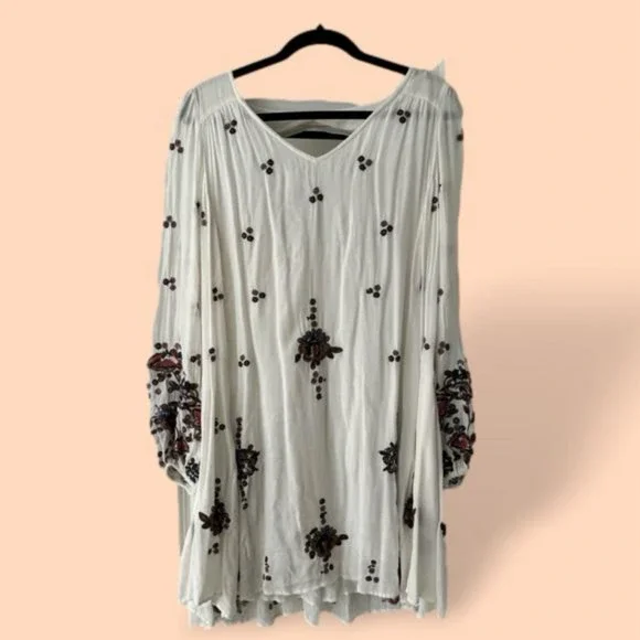 Free people white mini dress​​​​​​ - Picture 4 of 6